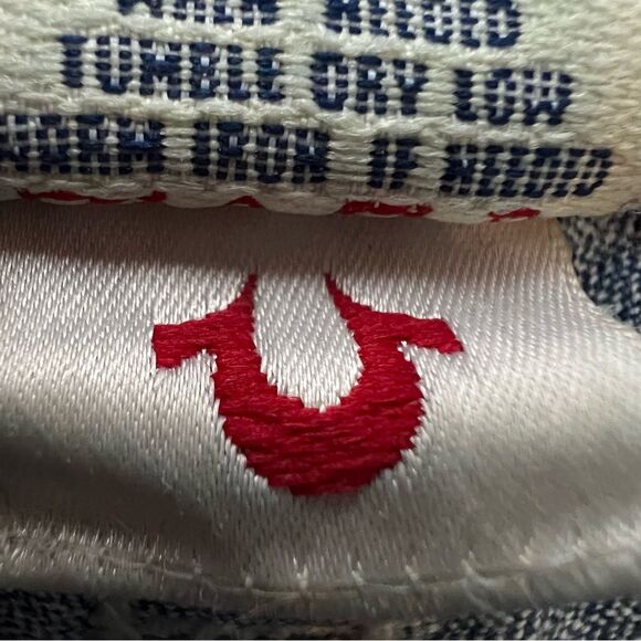True Religion Jeans Swarovski Crystal World Tour Patch Size 26 - Picture 9 of 16